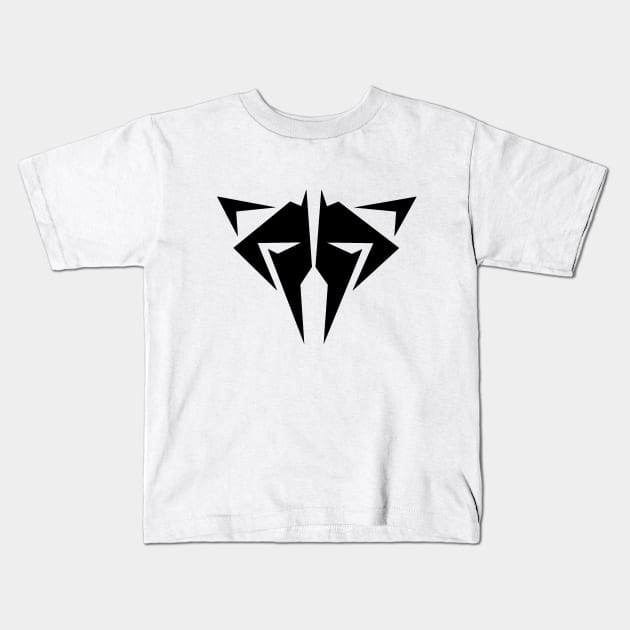 bear geometric Kids T-Shirt by vossov